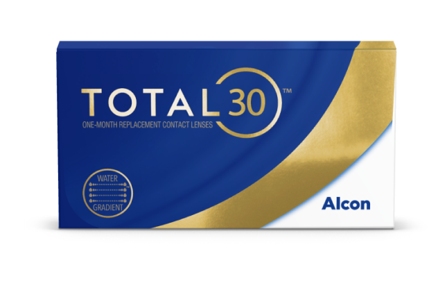 TOTAL30 contact lens box